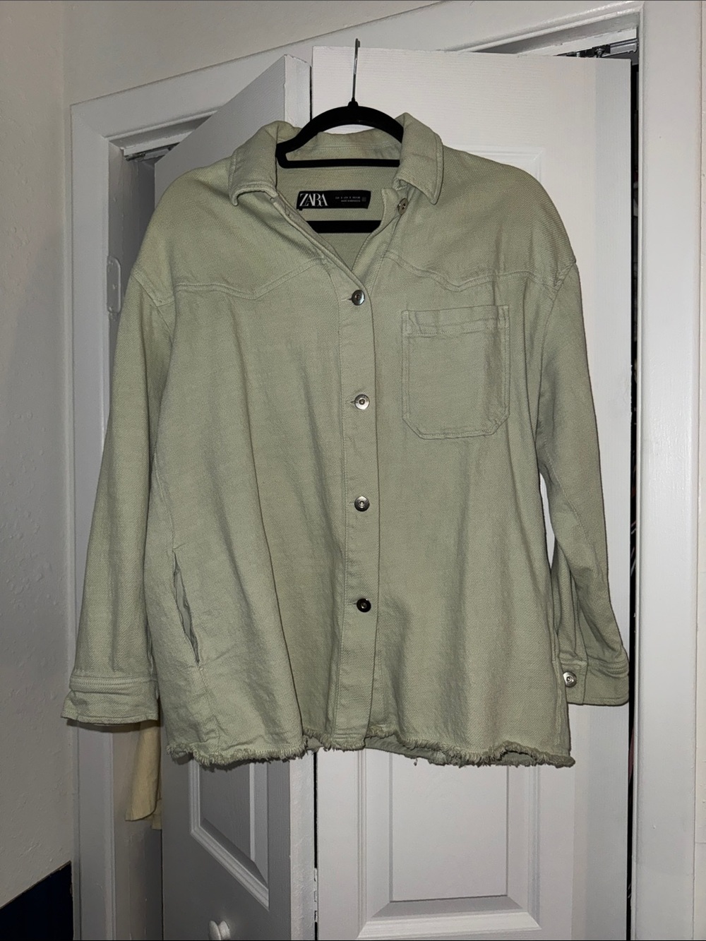 ZARA - Sage Oversized Shacket